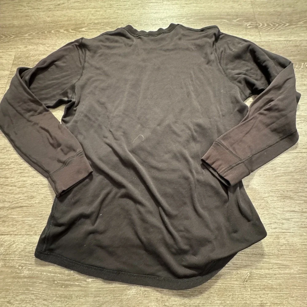 Patagonia Sweater‎ Mens Medium Black Long Sleeve Capilene Baselayer R1 Gorpcore